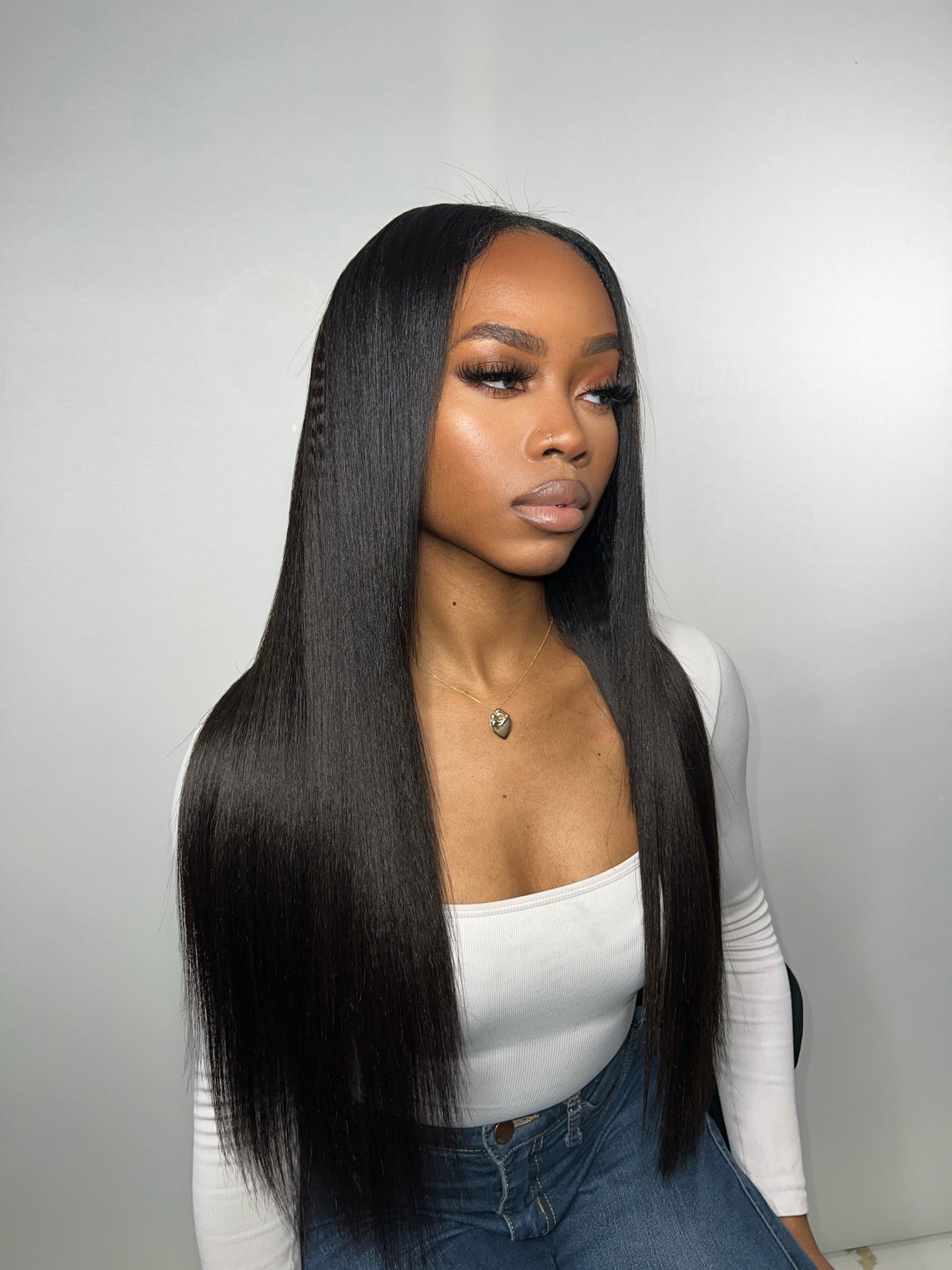 LAO Kinky Straight Upart Wig