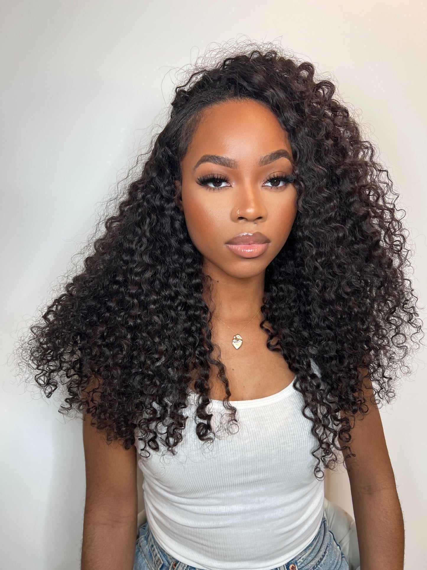 PLUSH CURLY HALF WIG