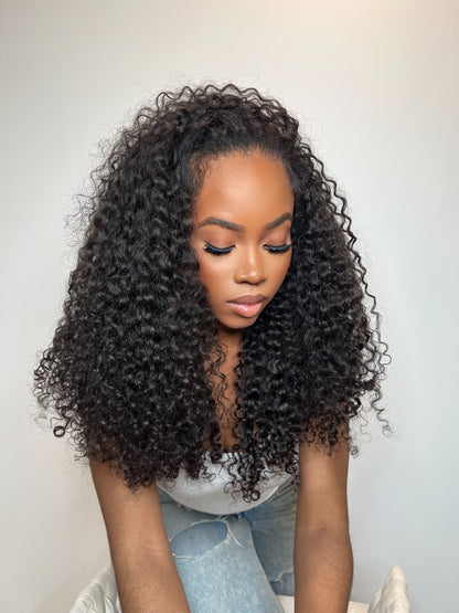 PLUSH CURLY HALF WIG