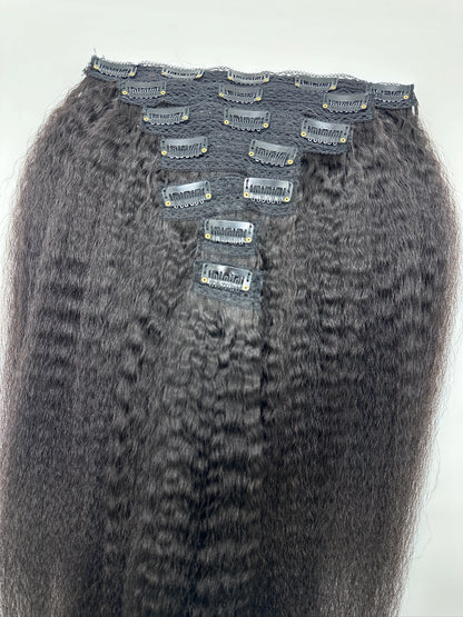 Kinky Straight Clip-ins