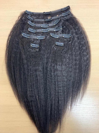 Kinky Straight Clip-ins